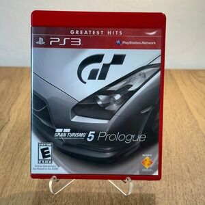 Sony Gran Turismo 5 Prologue PS3 Red Case Good Greatest Hits Racing Sim Manual
